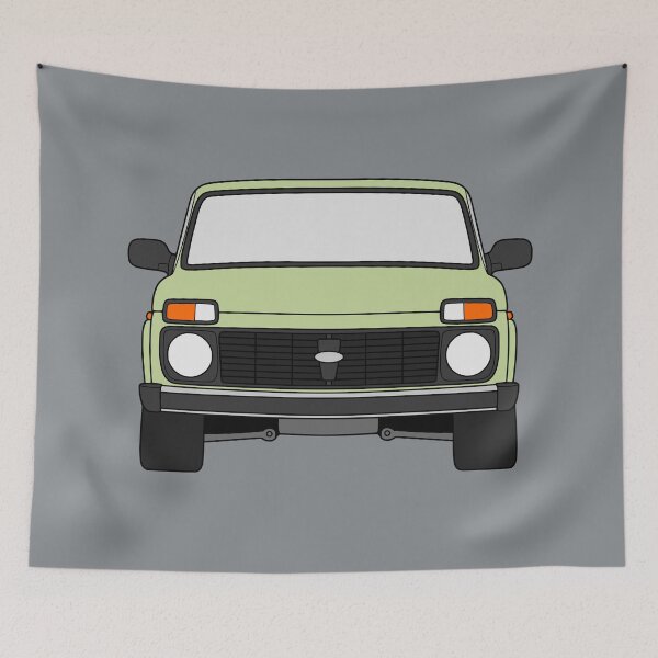 Item preview, Lada Niva Legend 4x4 taiga linded green color designed and sold by EdimDesign.