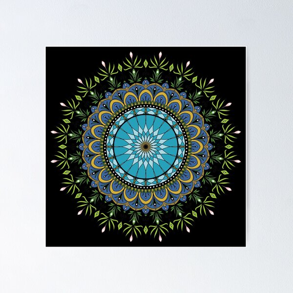 Item preview, Circular pattern in form of mandala for Henna, Mehndi, tattoo,flower pattern design, decoration. Decorative ornament in ethnic oriental style. Coloring book page. designed and sold by MokonoKokoro.