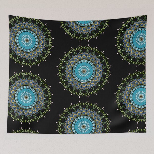 Item preview, Circular pattern in form of mandala for Henna, Mehndi, tattoo,flower pattern design, decoration. Decorative ornament in ethnic oriental style. Coloring book page. designed and sold by MokonoKokoro.