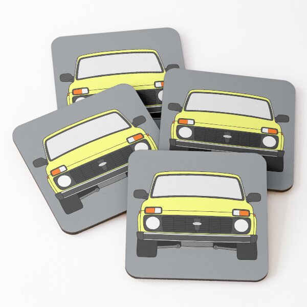 Item preview, Lada Niva Legend 4x4 taiga bright yellow color designed and sold by EdimDesign.