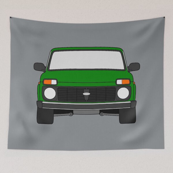 Item preview, Lada Niva Legend 4x4 taiga green color designed and sold by EdimDesign.