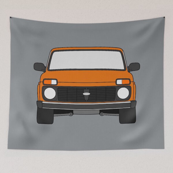 Item preview, Lada Niva Legend 4x4 taiga orange color designed and sold by EdimDesign.
