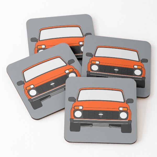 Item preview, Lada Niva Legend 4x4 taiga bright orange color designed and sold by EdimDesign.