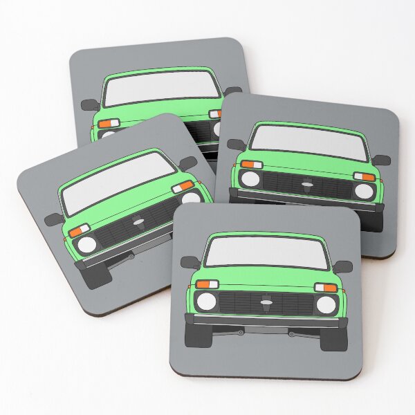 Item preview, Lada Niva Legend 4x4 taiga bright green color designed and sold by EdimDesign.