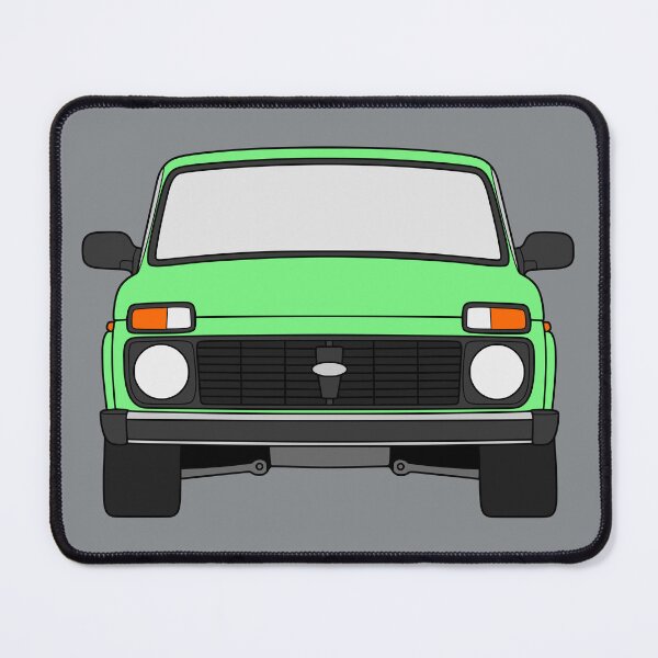 Item preview, Lada Niva Legend 4x4 taiga bright green color designed and sold by EdimDesign.