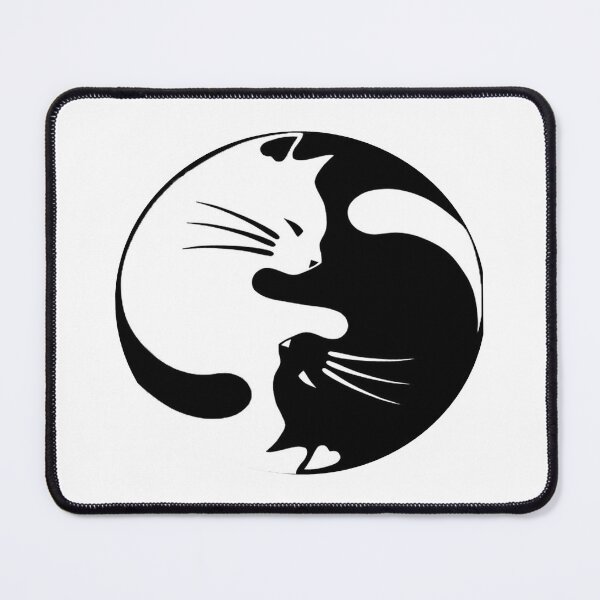 Item preview, Ying yang cat designed and sold by credbubble.