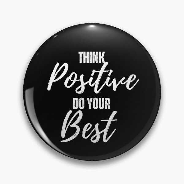 Item preview, Think positive be positive quotes designed and sold by Shambusiness.