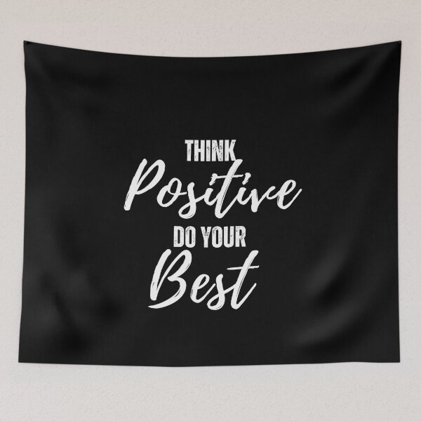 Item preview, Think positive be positive quotes designed and sold by Shambusiness.