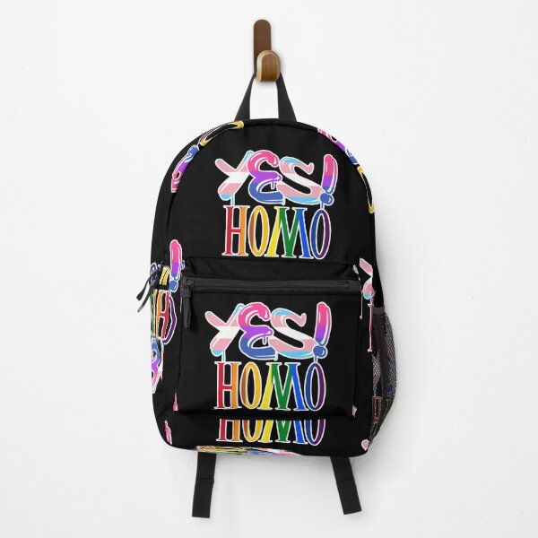 Item preview, YES! Homo LGBT-positive lesbian gay pride rainbow designed and sold by incurablehippie.