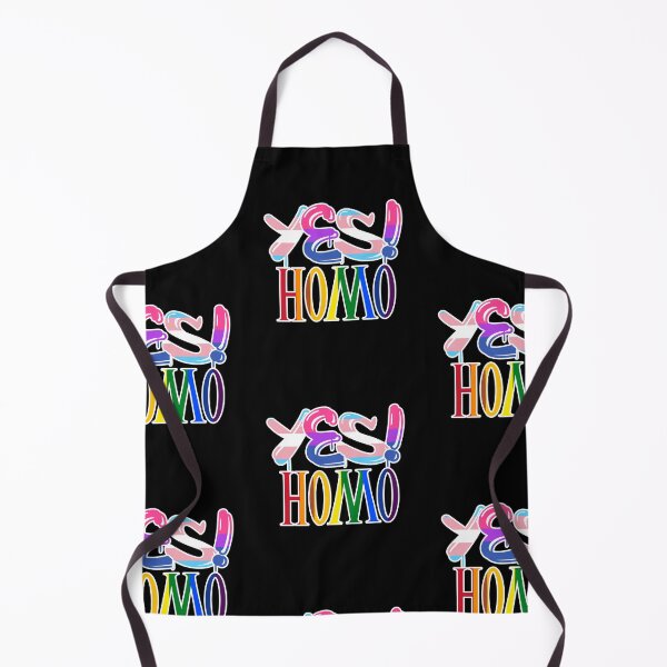 Item preview, YES! Homo LGBT-positive lesbian gay pride rainbow designed and sold by incurablehippie.