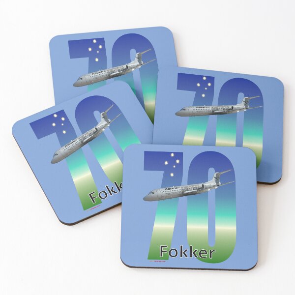 Item preview, Number Design - Fokker 70 VH-QQW 20191110 designed and sold by muz2142.
