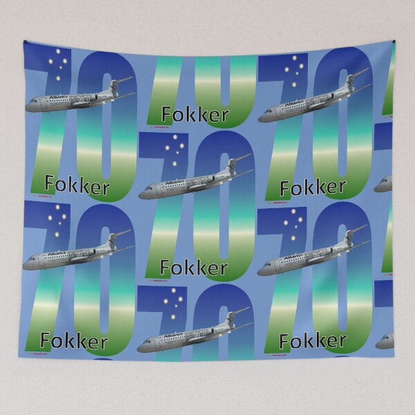 Item preview, Number Design - Fokker 70 VH-QQW 20191110 designed and sold by muz2142.