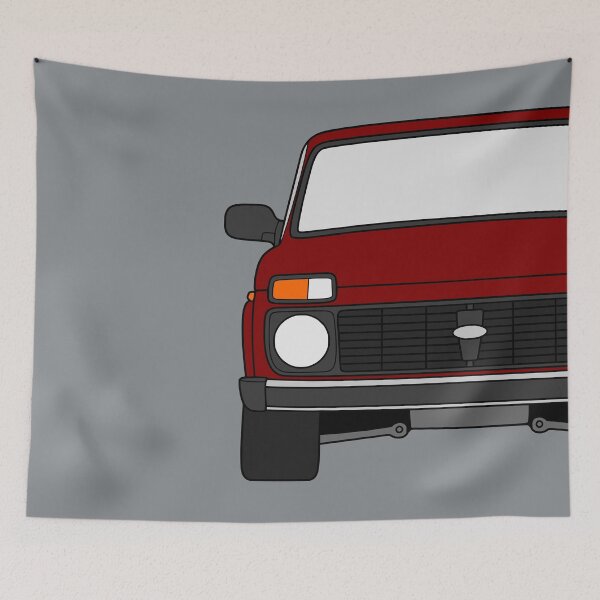 Item preview, Lada Niva Legend 4x4 taiga bordeaux color designed and sold by EdimDesign.