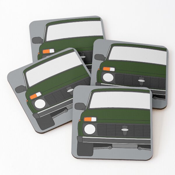 Item preview, Lada Niva Legend 4x4 taiga dark green color designed and sold by EdimDesign.
