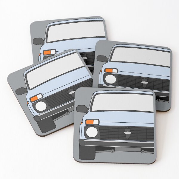 Item preview, Lada Niva Legend 4x4 taiga light blue color designed and sold by EdimDesign.
