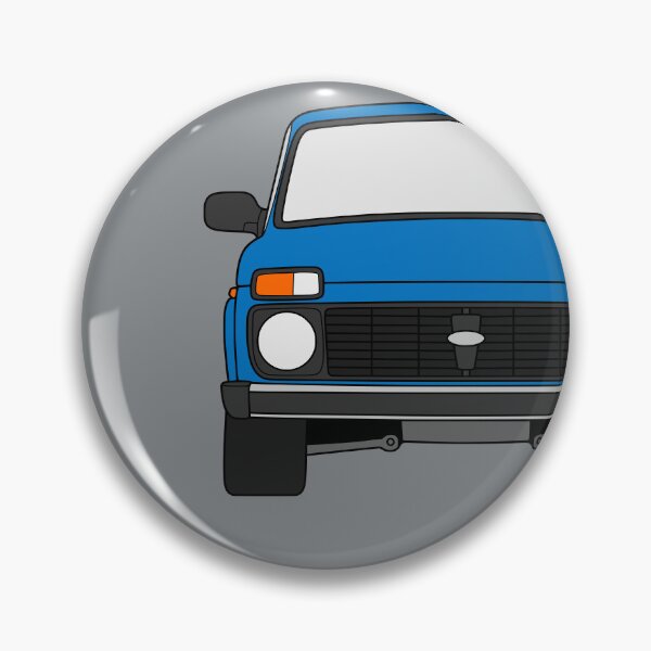 Item preview, Lada Niva Legend 4x4 taiga bright blue color designed and sold by EdimDesign.