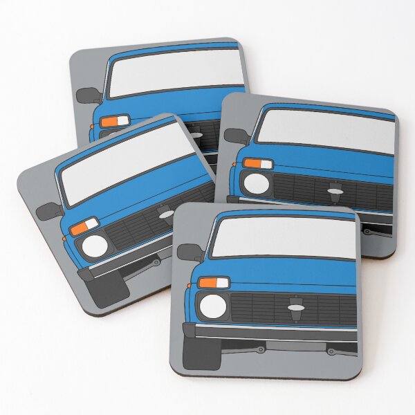 Item preview, Lada Niva Legend 4x4 taiga bright blue color designed and sold by EdimDesign.