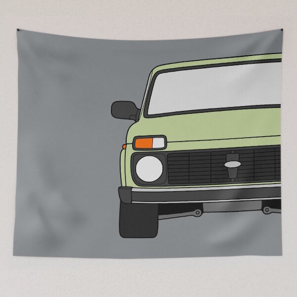 Item preview, Lada Niva Legend 4x4 taiga linded green color designed and sold by EdimDesign.