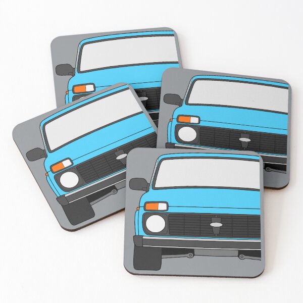 Item preview, Lada Niva Legend 4x4 taiga adriatic blue color designed and sold by EdimDesign.