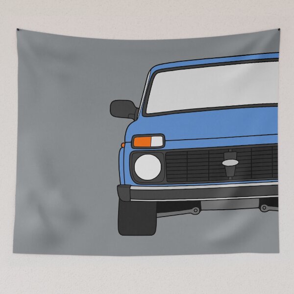 Item preview, Lada Niva Legend 4x4 taiga valentina blue color designed and sold by EdimDesign.