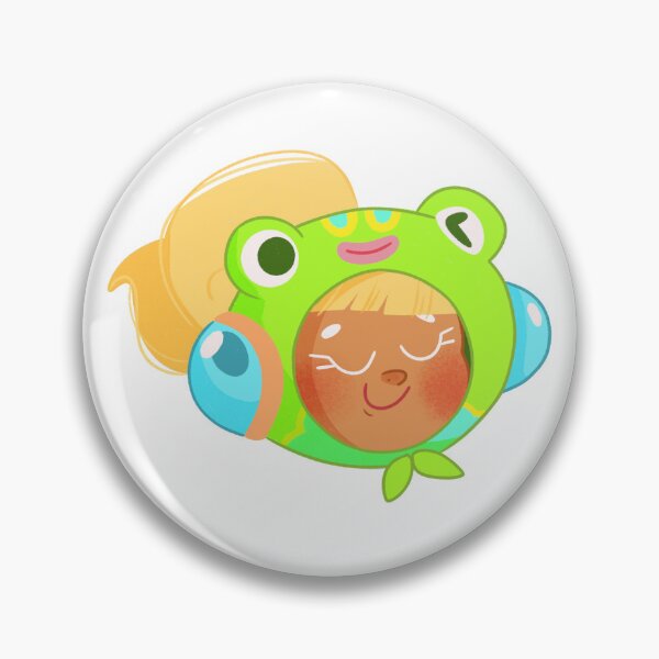 Item preview, Pink choco cookie (frog) designed and sold by humankraft.
