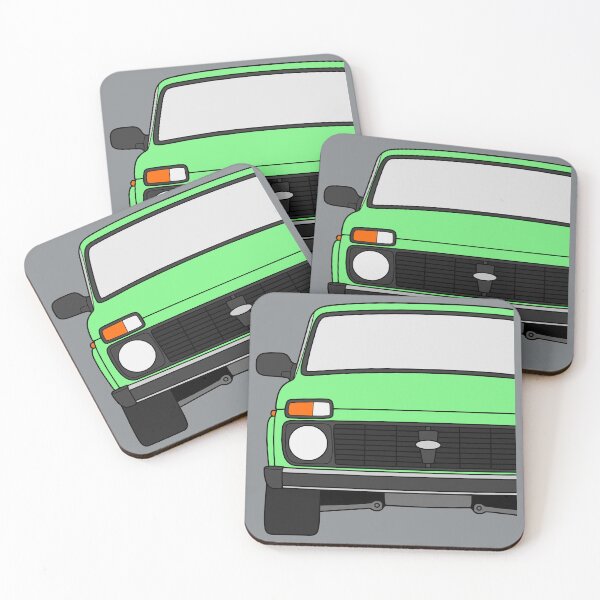 Item preview, Lada Niva Legend 4x4 taiga bright green color designed and sold by EdimDesign.