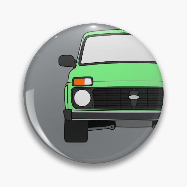 Item preview, Lada Niva Legend 4x4 taiga bright green color designed and sold by EdimDesign.