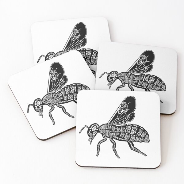 Item preview, bee skeleton designed and sold by WortAnatomie.