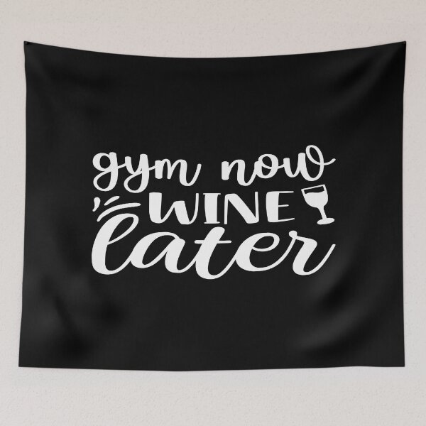 Item preview, Gym now wine later designed and sold by phassystore.