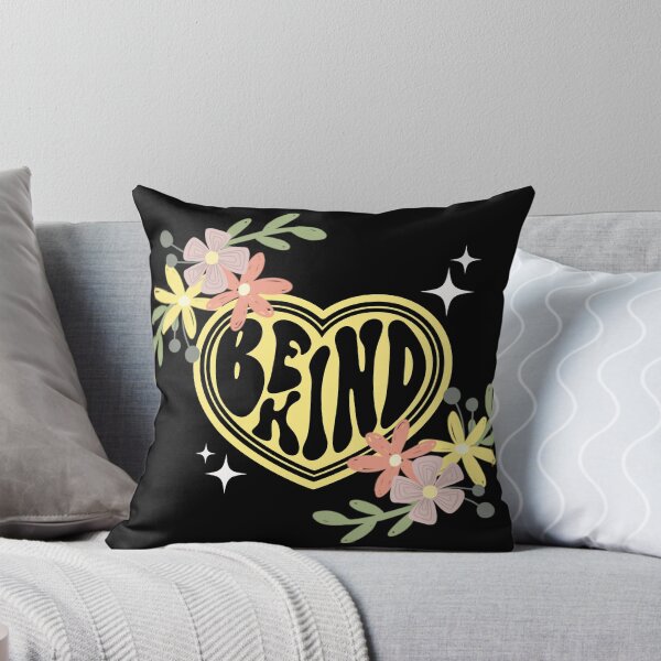 Aperçu de l'œuvre Be Kind Floral Design avec Summer Vibe créée et vendue par KAPAA.