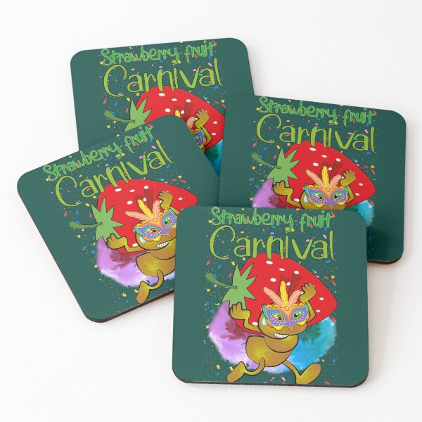 Item preview, Strawberry Fruit Carnival and Worker Ant designed and sold by WorkerAnts.