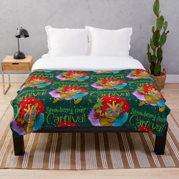 Item preview, Carnaval de la fruta de fresa y hormiga obrera designed and sold by WorkerAnts.
