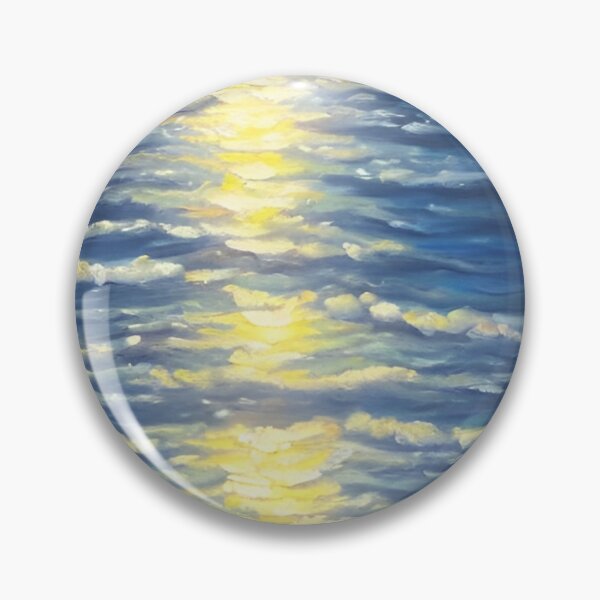 Item preview, Moonlight Beach Night Wall Art designed and sold by OPierreArt.