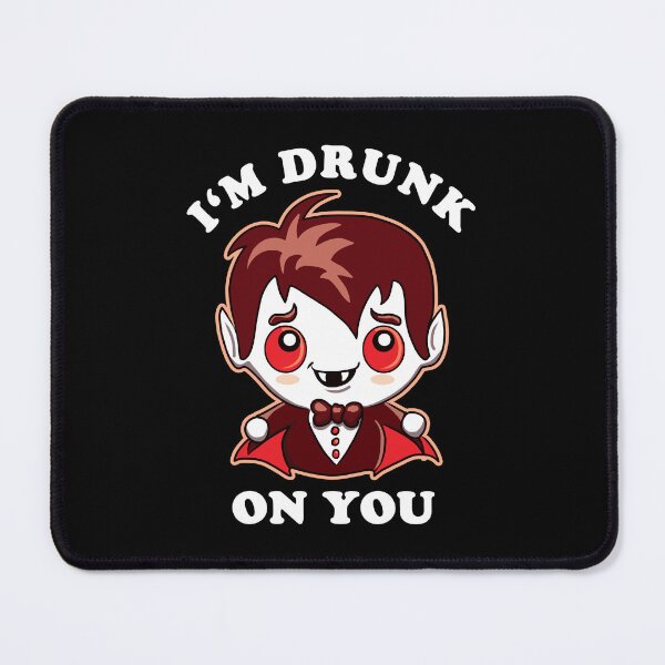 Item preview, I'm Drunk On You | kawaii Little Red Vampire designed and sold by TMBTM.