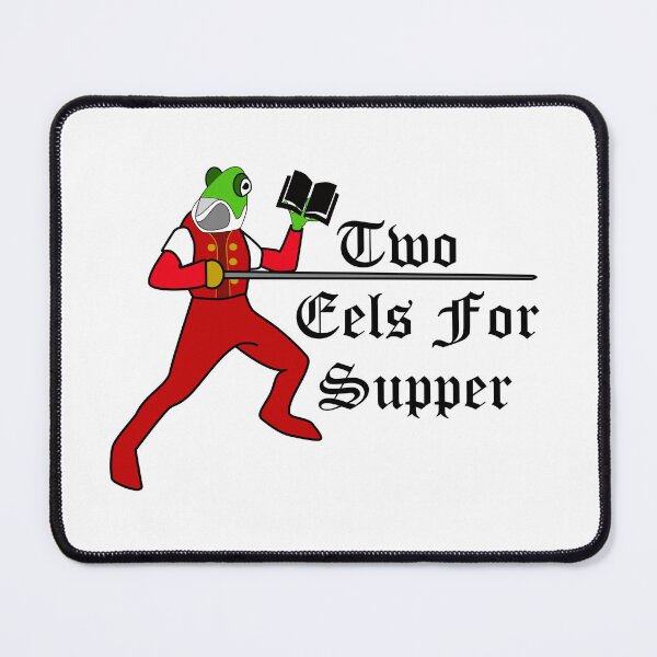 Item preview, Gerard Two Eels for Supper designed and sold by trainedspade.
