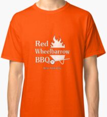 Distressed Red Wheelbarrow BBQ Classic T-Shirt