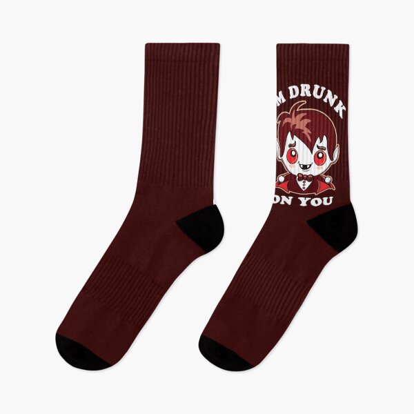 Artikelvorschau, Ich bin betrunken von dir | kawaii kleiner roter Vampir entworfen und verkauft von TMBTM.