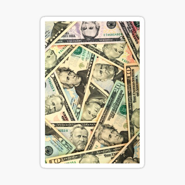 2 Dollar Bill Stickers | Redbubble