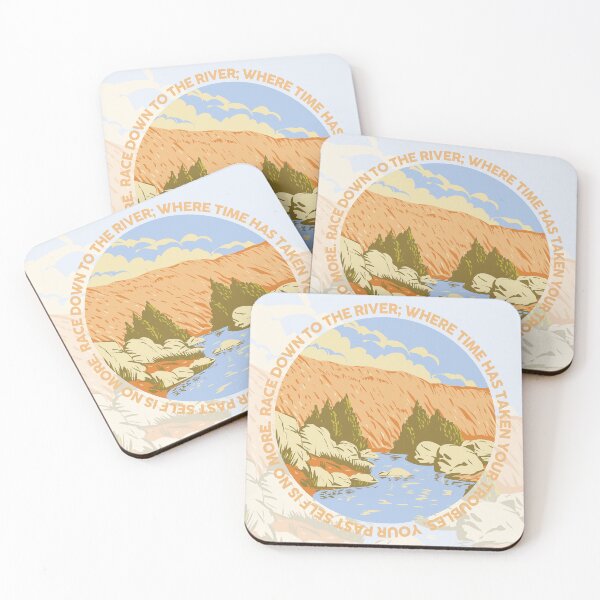 Item preview, Race down to the river; where time has taken your troubles- Agua designed and sold by studioarchive.