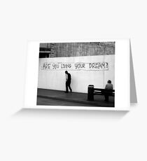 Living (in mono) Greeting Card