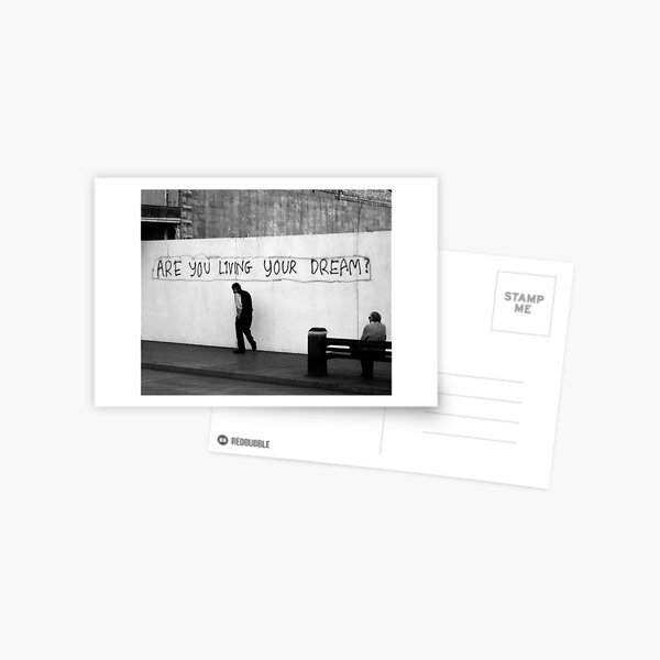 Living (in mono) Postcard
