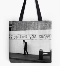 Living (in mono) Tote Bag