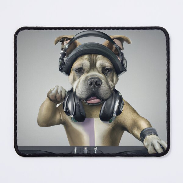 Item preview, DJ Bulldog mixing  designed and sold by Nicolas-T.