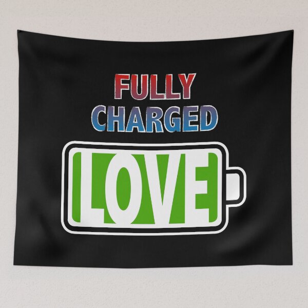 Item preview, Fully Charged with Love designed and sold by Moodific.
