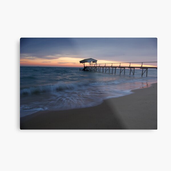 Tideways Jetty Sorrento Metal Print