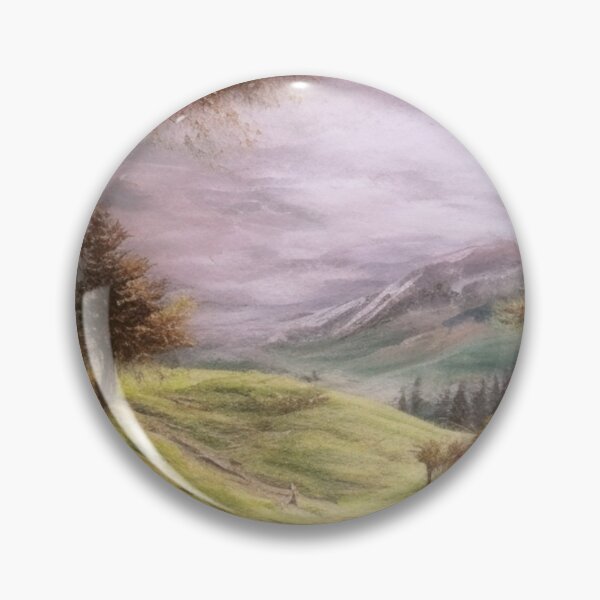 Item preview, pastoral landscape painting designed and sold by CottagePop.