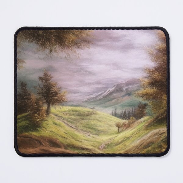Item preview, pastoral landscape painting designed and sold by CottagePop.