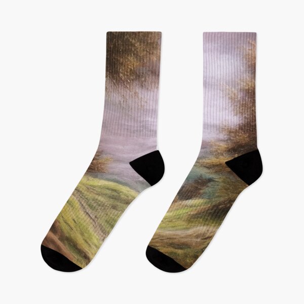 Item preview, pastoral landscape painting designed and sold by CottagePop.