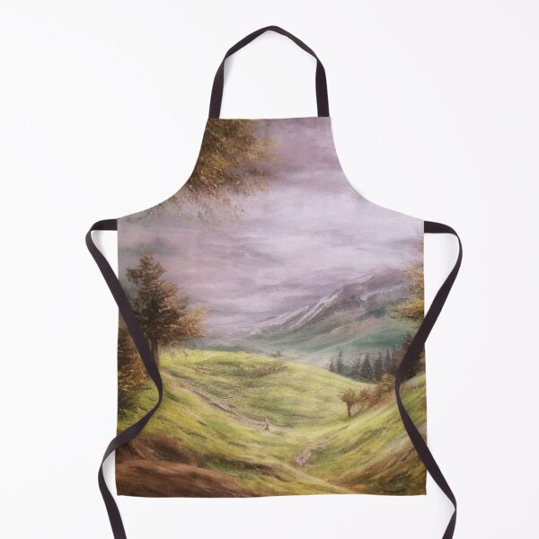 Item preview, pastoral landscape painting designed and sold by CottagePop.