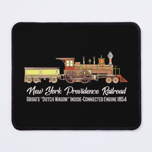Item preview, Griggs 1854 New York Providence Railroad Steam Locomotive Diagram Gift designed and sold by Maljonic.